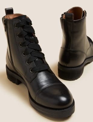 Marks and spencer store lace up ankle boots