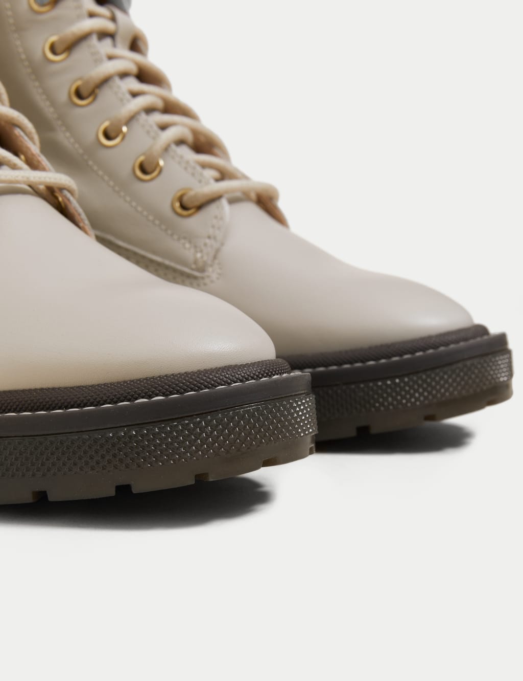 Leather Lace Up Ankle Boots image 4