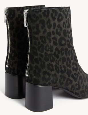 Marks and 2025 spencer leopard boots