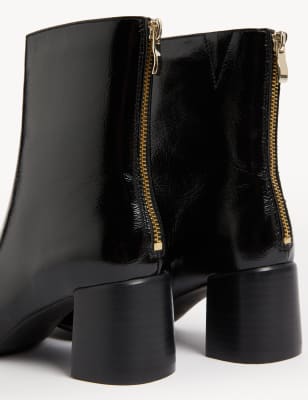 Black Block Heel Boots