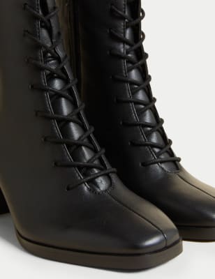 lace up boots without heel