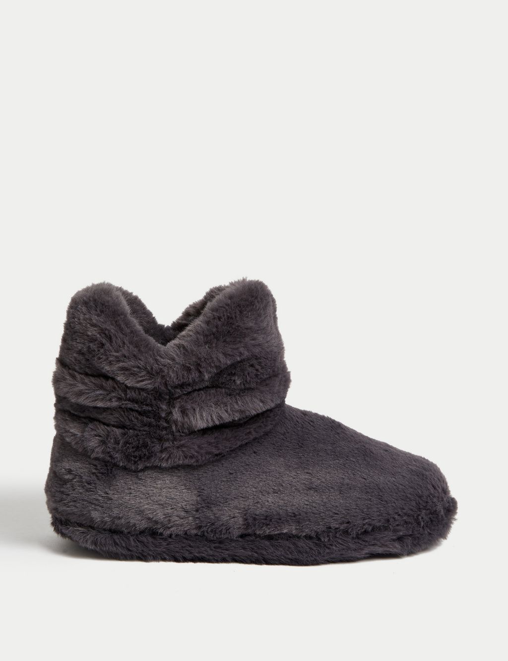 Faux Fur Slipper Boots image 1