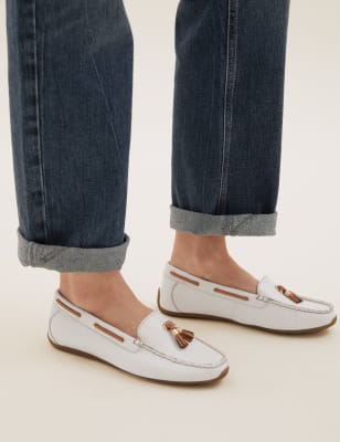 m&s ladies white shoes