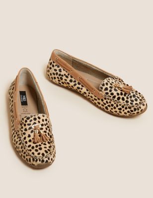 animal print wide fit shoes