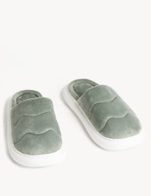 Ladies mule slippers discount m&s