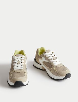 Chunky Mesh Detail Trainers