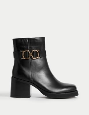 Black ankle hotsell boots m&s