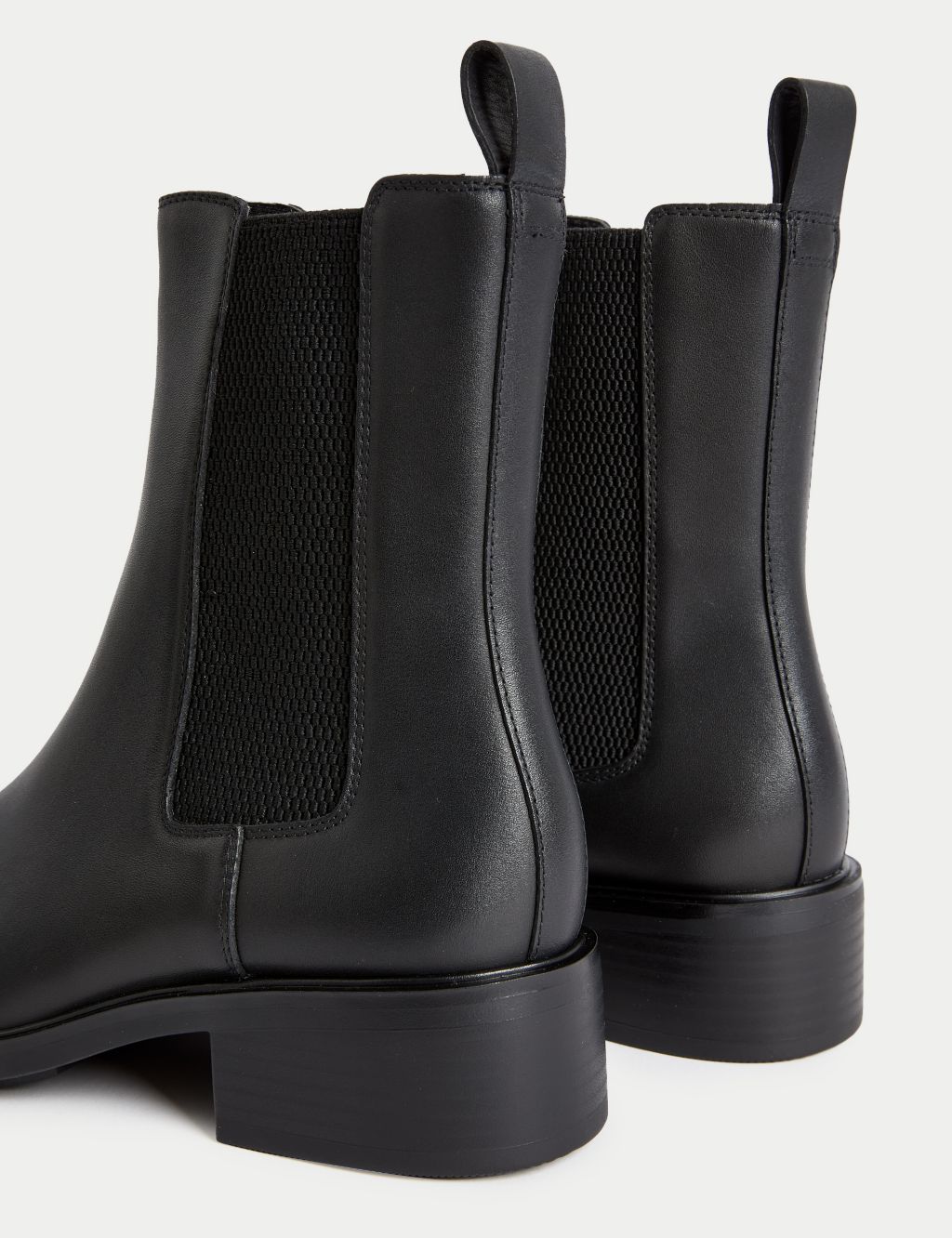 Leather Chelsea Chisel Toe Boots image 3