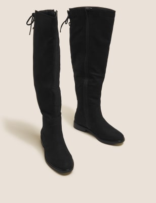 over the knee boots lace up