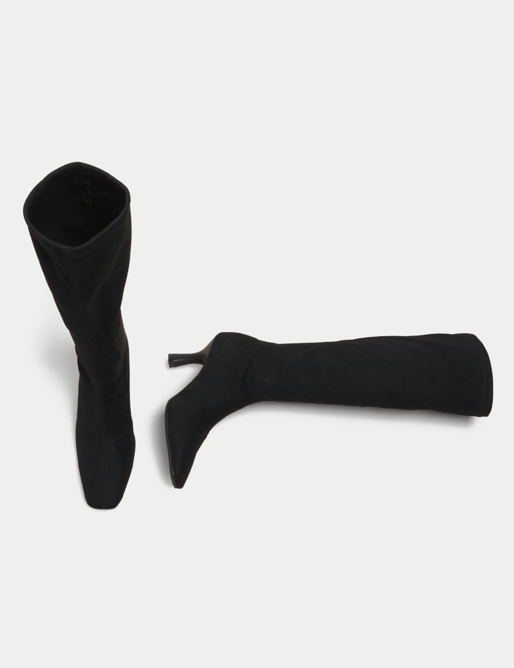 Stiletto Heel Square Toe Knee High Boots image 2
