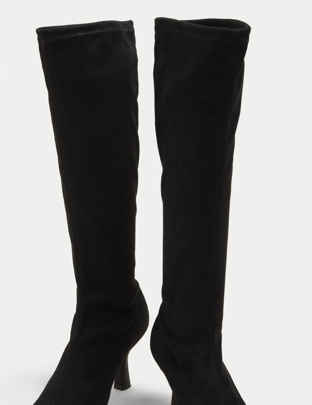 Stiletto Heel Square Toe Knee High Boots image 3