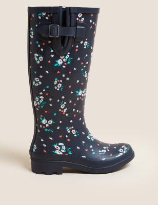 

M&S Collection Botas de agua por la rodillaWomens - Navy Mix, Navy Mix