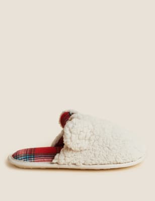 Ladies mule slippers discount m&s