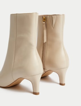 M&s cream ankle store boots