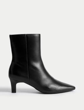 Mid heel top boots sale