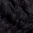 Faux Fur Round Toe Mule Slippers - charcoal