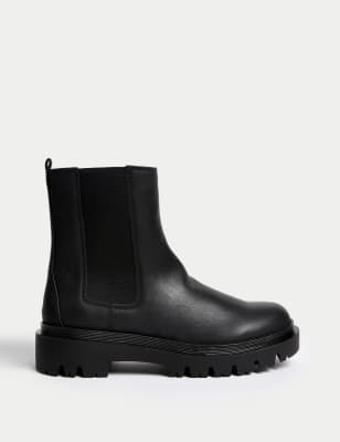 Chelsea Flatform Ankle Boots - KR