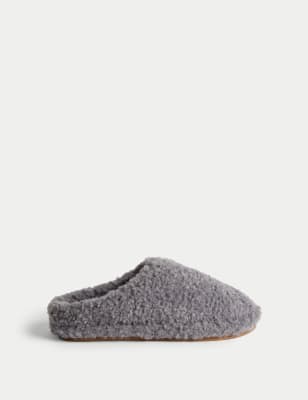 Fluffy sales mule slippers