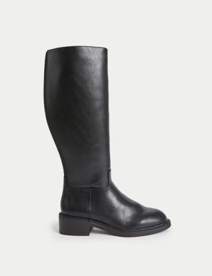 Riding Flat Knee High Boots | M&S Collection | M&S