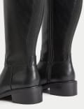 M&s black knee high on sale boots