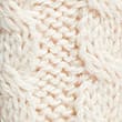 Cable Knit Slipper Boots - cream