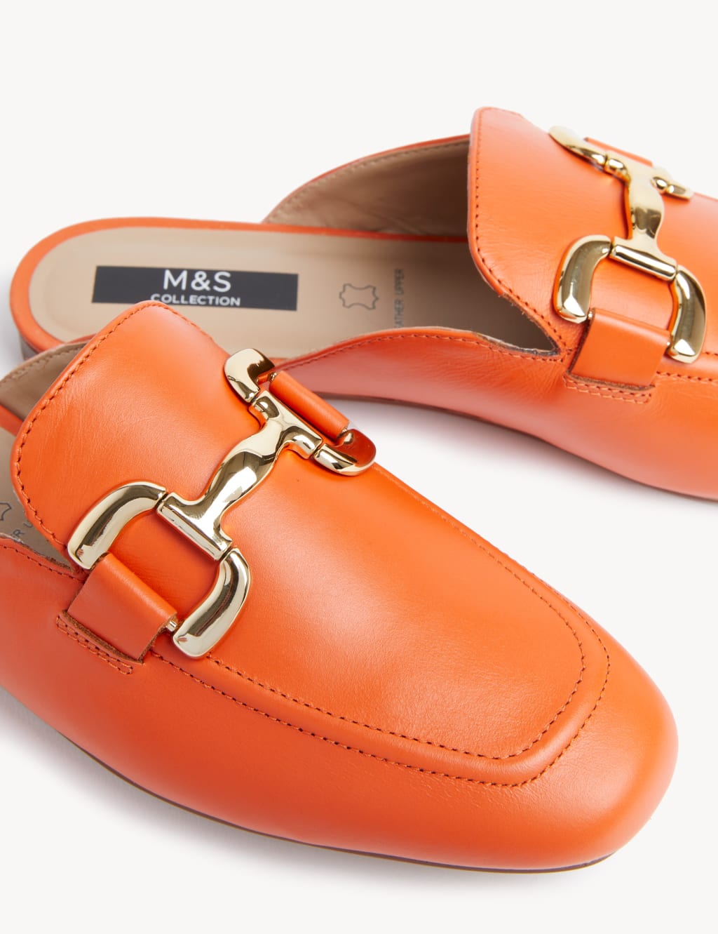 Leather Flat Loafers image 2