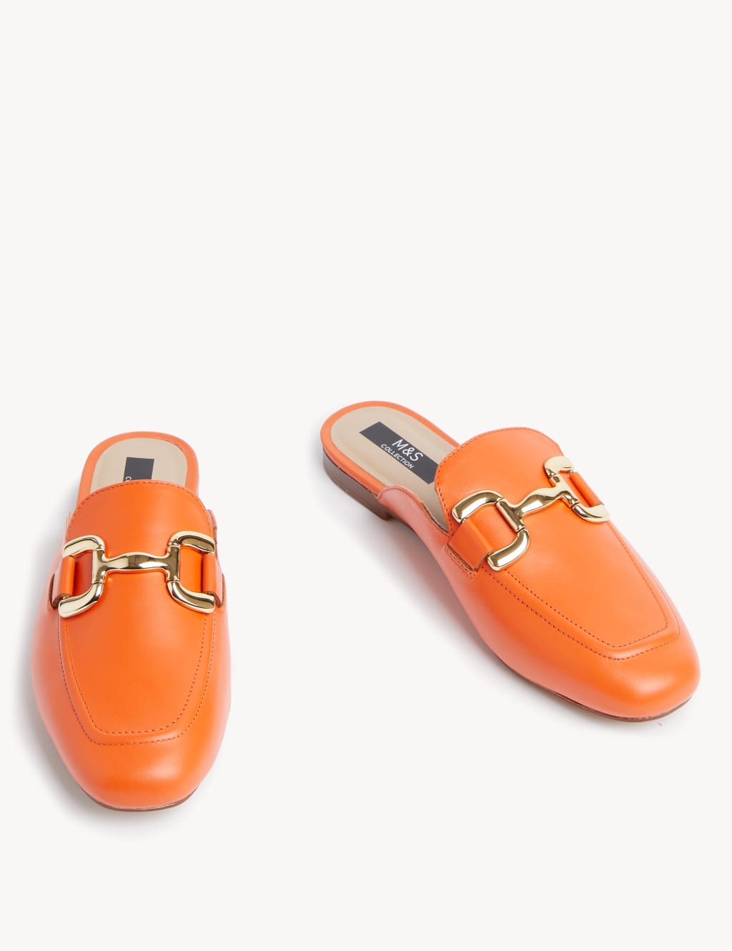 Leather Flat Loafers image 1
