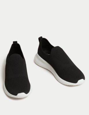 Knitted Slip On Trainers