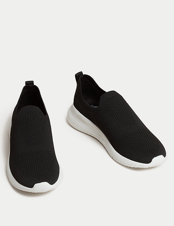 Knitted Slip On Trainers - JE