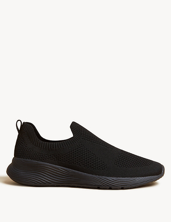 Knitted Slip On Trainers - AL