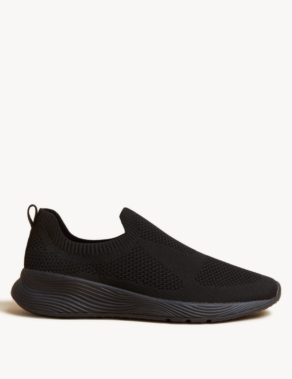 All black slip on 2025 trainers