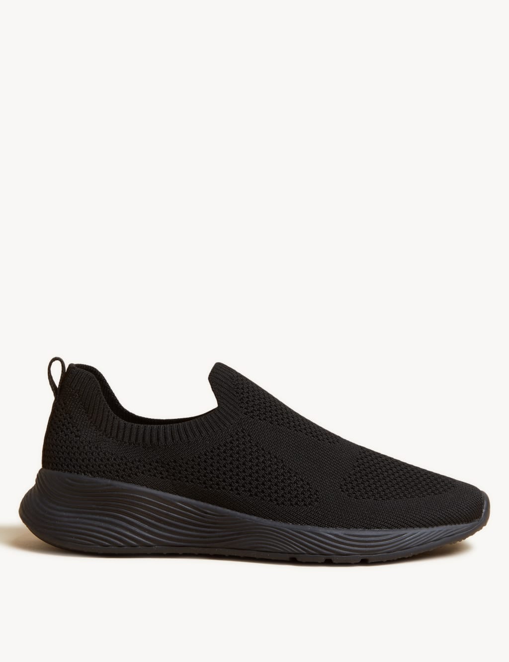 Knitted Slip On Trainers image 1