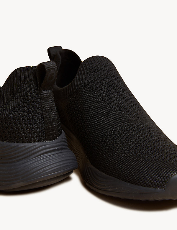 Knitted Slip On Trainers