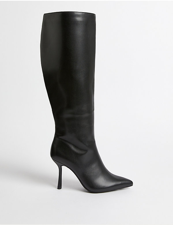 Stiletto Heel Pointed Knee High Boots - US