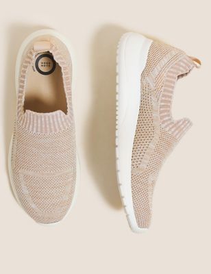 M&S Goodmove Womens Slip On Knitted Trainers