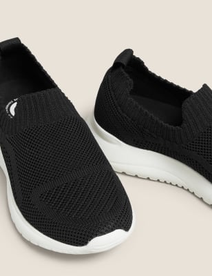 

Womens GOODMOVE Slip On Trainers - Black, Black