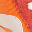 Leather Lace Up Side Detail Trainers - orange