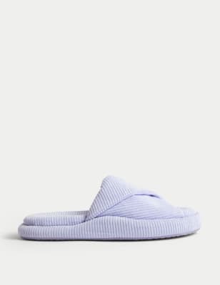 Grey cross best sale over slippers