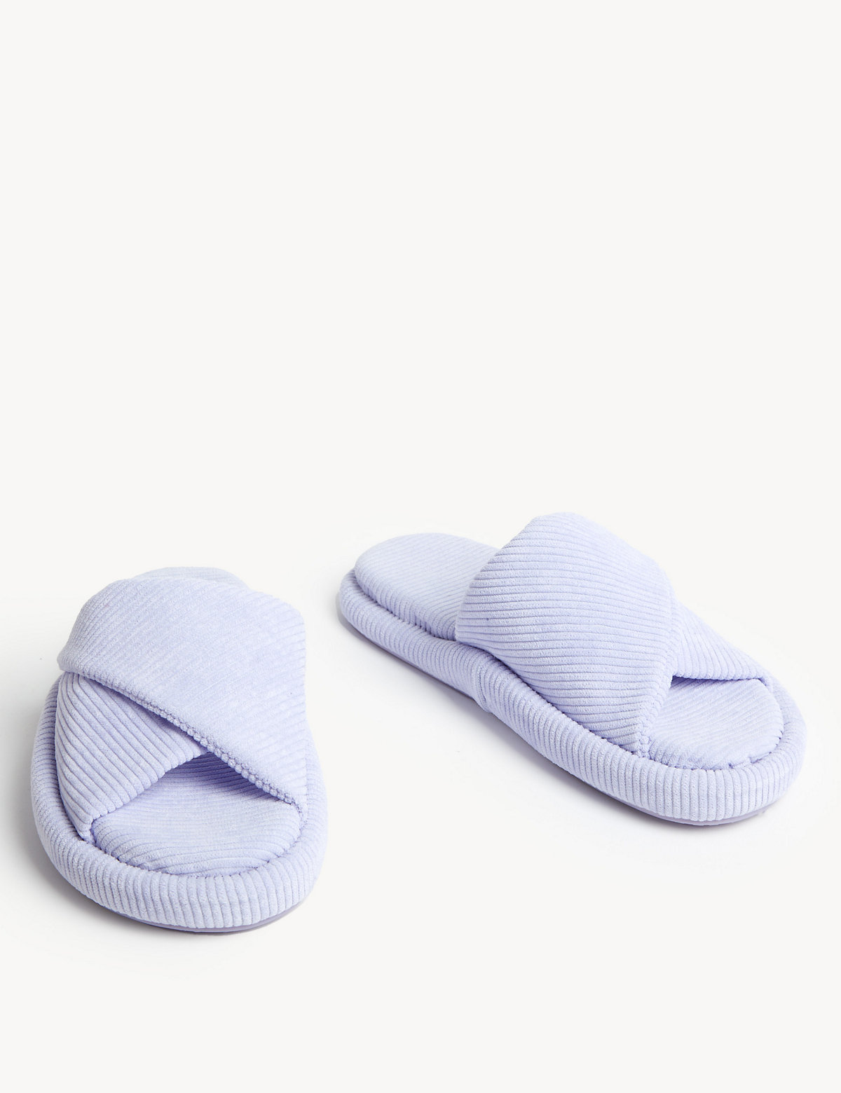 Cord Crossover Slippers