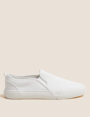 Canvas Slip On Trainers - FR