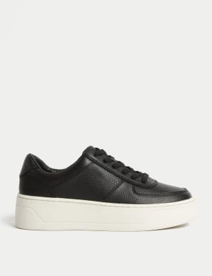 Lace up chunky high hotsell top trainers