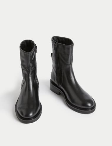 M&s ladies black boots on sale