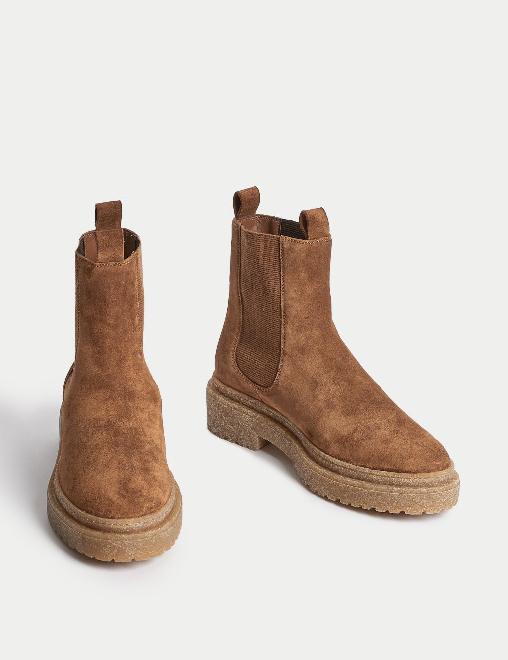 Suede Chelsea Flat Boots image 2