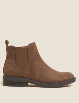 

Womens M&S Collection Chelsea Low Ankle Boots - Chocolate, Chocolate