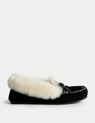 Marks and best sale spencer moccasin slippers