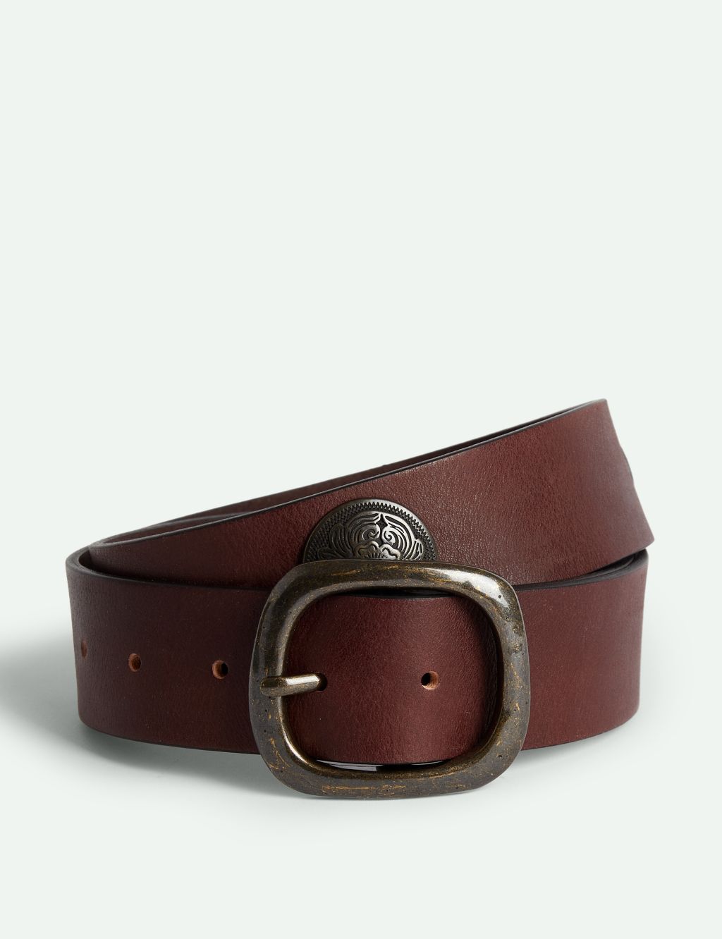 Leather Studded Belt