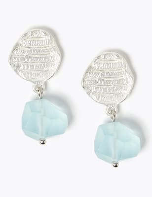 Oorhangers met kiezeltjes