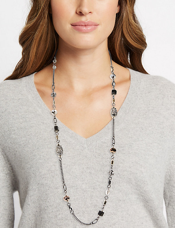 Mix-up Beaded Necklace - IT