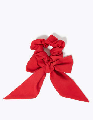 Effen haarwokkel met strik