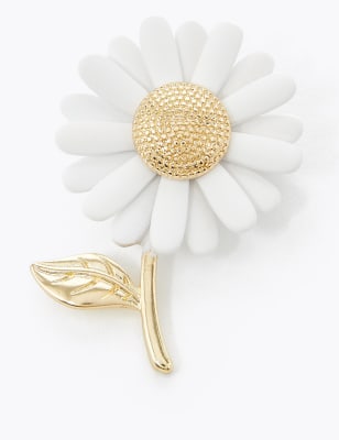 Broche met madeliefje